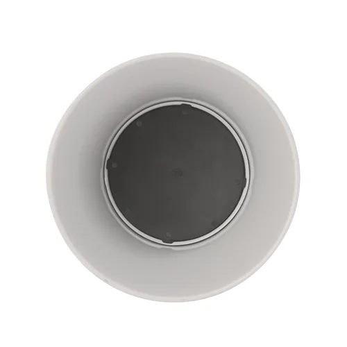 Miniatura 6 de Bath Bliss Cubo de basura pequeño de 5 litros Paquete de 2 Parte superior abierta redonda Bote de basura Baño Dormitorio Cocina Blanco