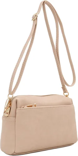 Miniatura 31 de FashionPuzzle Triple Zip Small Crossbody Bag