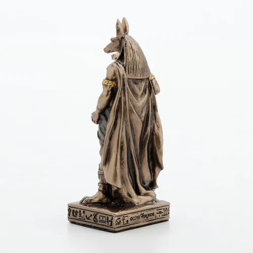 Miniatura 5 de Veronese Design Anubis - Figura coleccionable del Dios de los Muertos, estatua coleccionable de mitología egipcia para decoración del hogar, negro