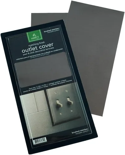 Miniatura 5 de Azulejos adhesivos de Aspect para salpicadero, de metal mate, diseño de tipo metro, para cocina y baño, Plateado
