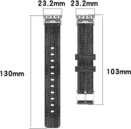 Miniatura 7 de Correa de reloj para Garmin Forerunner 35, pulsera de repuesto deportiva de lona para Garmin Forerunner 35/30 Running Watch