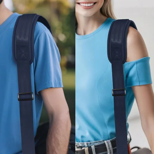 Miniatura 90 de ZINZ Correa de hombro universal de 59 pulgadas con almohadilla transpirable fija ultra gruesa, correa de hombro ajustable y resistente para bolsa