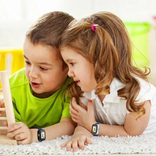 Miniatura 5 de Paquete de 2 fundas compatibles con T-Mobile SyncUp Kids Watch, carcasa rígida de policarbonato con vidrio templado para accesorios de reloj SyncUp