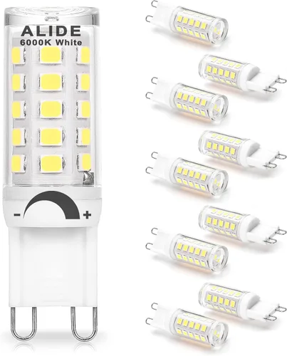 Miniatura 11 de ALIDE Bombillas LED G9 regulables de 3 W para reemplazar 20 W, 25 W, 30 W, equivalente a halógeno, 2700 K, blanco cálido suave, AC120V G9