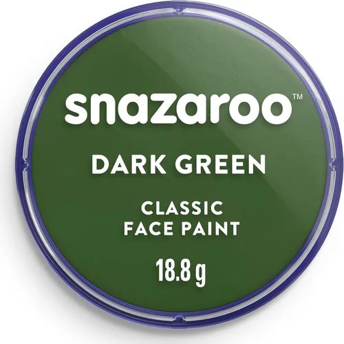 Miniatura 50 de Snazaroo - Pintura metálica para rostro y cuerpo, olla de 18,8 g (0,66 oz), plateada