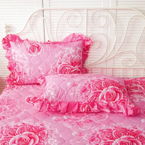 Miniatura 7 de Juego de falda de cama con volantes de 3 piezas, 3 piezas, cobertura lateral de 15.7 pulgadas, suave y cálida