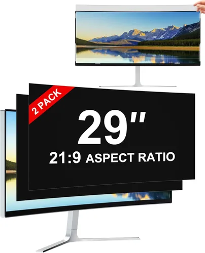 Miniatura 18 de ZOEGAA Pantalla de privacidad, pantalla de privacidad extraíble para monitor de computadora, antirreflejos y luz azul, compatible con HP Dell