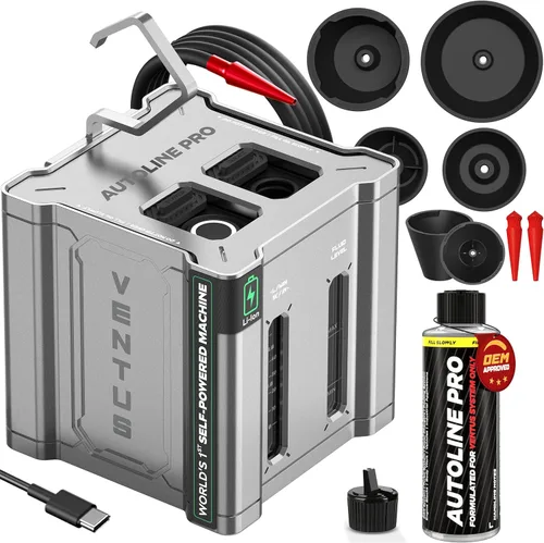 AutoLine Pro Máquina de Humo para Automóviles Detector de Fugas Ventus EVAP Vacío - Unidad de Batería Li-Ion Autoalimentada #1 del Mundo - Líquido