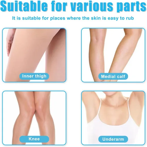 Miniatura 5 de 30 almohadillas antifricción para muslos, parche antirozaduras, parche antidesgaste para muslos, cinta corporal para muslos para mujer, almohadillas