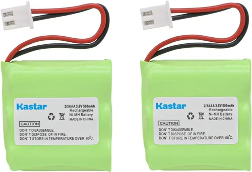 Kastar Paquete de 2 baterías de repuesto de 2/3AAA 3.6V para Tri-tronics Multi-Sport, Multi-Sport S, PRO 100, PRO XL/XLS, Field 70, Beagler Classic