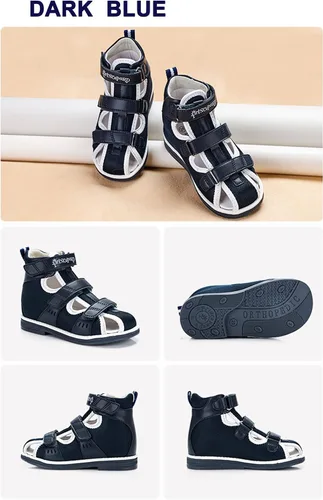 Miniatura 6 de princepard Sandalias ortopédicas para niños y niños, zapatos correctivos de verano para niños y niñas, pies planos o caminar de puntillas, soporte