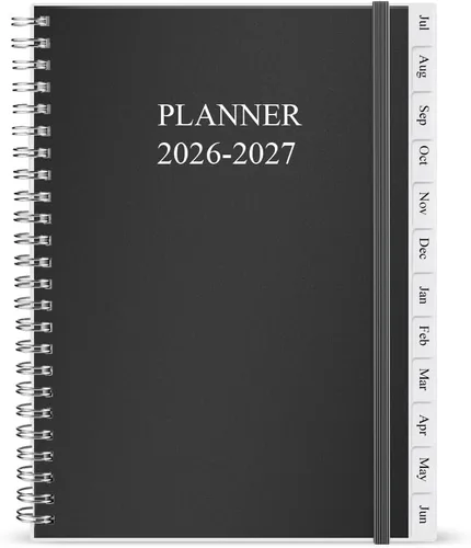 Miniatura 10 de Agenda/calendario de bolsillo 2024, organizador semanal y mensual A6 + diario p/realizar seguimiento de objetivos, fácil organización de tu vida Azul