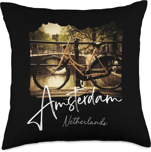 Miniatura 5 de Amsterdam Souvenirs Store Retro Design-Países Bajos/Holanda-Amsterdam, 16 x 16 pulgadas, multicolor