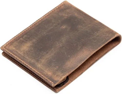 Miniatura 20 de Carteras de cuero genuino hechas a mano, tarjeteros minimalistas y fundas para pasaporte, regalo hecho a mano