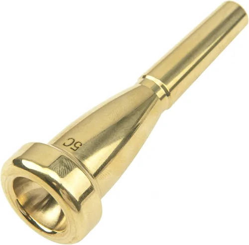 Miniatura 7 de Boquilla de trompeta chapada en oro de metal compatible con piezas de accesorios de trompeta (3C)