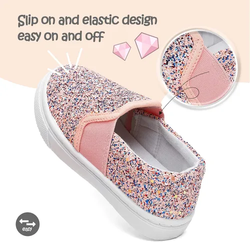 Miniatura 3 de K KomForme Zapatos de lona para correr y caminar para niños pequeños