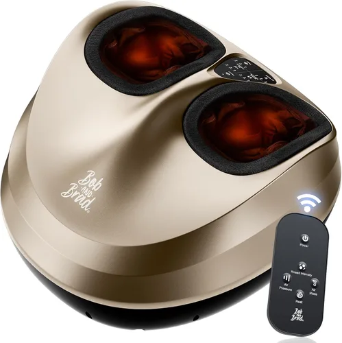 Miniatura 10 de BOB AND BRAD Masajeador de pies con calor y control remoto, Elegible para FSA Elegible para HSA, máquina masajeadora de pies Shiatsu con masaje