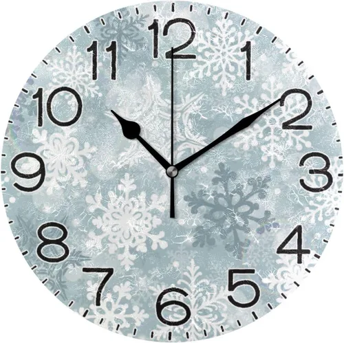 Miniatura 22 de Reloj de pared de pavo real con hermosas plumas, funciona con pilas, silencioso, de cuarzo, analógico, rústico, rústico, reloj redondo, decoración