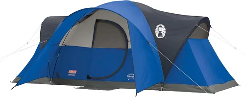 Carpa de camping Coleman Montana, tienda de 6/8 personas para la familia con sobretecho incluido, bolsa de transporte y amplio interior, se adapta a