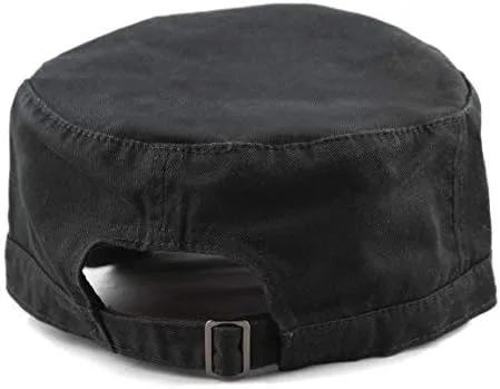 Miniatura 4 de El Sombrero Depot Cadet ejército algodón lavado gorra militar Sombrero