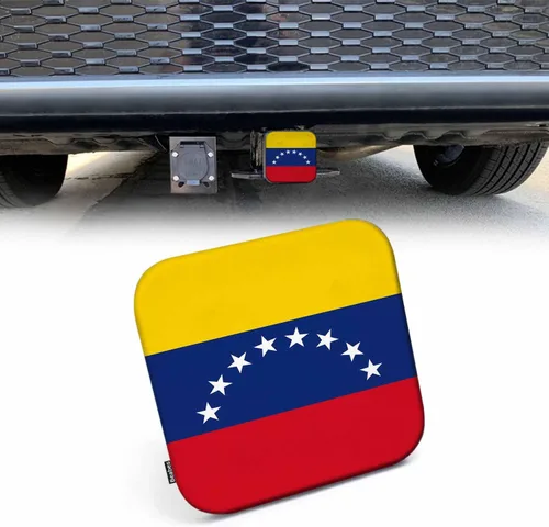 Miniatura 29 de Cubierta de enganche de remolque Beabes 2 pulgadas águila calva, cubierta de enchufe de remolque de águila calva estadounidense bandera de EE. UU.