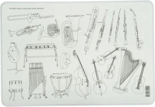 Miniatura 2 de Painless Learning Mantel individual de música, mediano