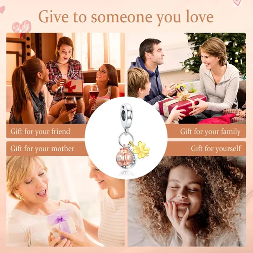 Miniatura 6 de Annmnors Dream Catcher Fireworm Love Charm fit Bracelet 925 Sterling Silver Pendant for European Necklace Jewelry