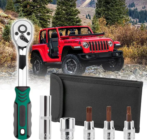 Wrangler Torx Kit de herramientas para puerta superior suave y dura, para Jeep Wrangler TJ JK JL y Gladiator Rubicon Sahara Unlimited Reemplazo para