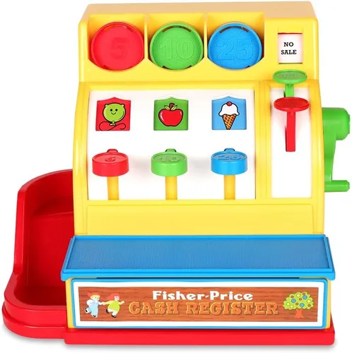 Miniatura 2 de Fisher-Price Classics - Caja Registradora Retro - Gran Regalo Pre-Escolar para Niñas y Niños, Niños y Pequeños, Regalo de Cumpleaños, Navidad