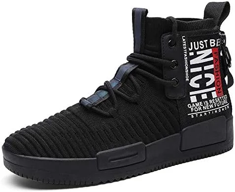 Miniatura 2 de RUNMAXX - Tenis para caminar para hombre a la moda con cordones con estilo tenis para correr atléticos casuales