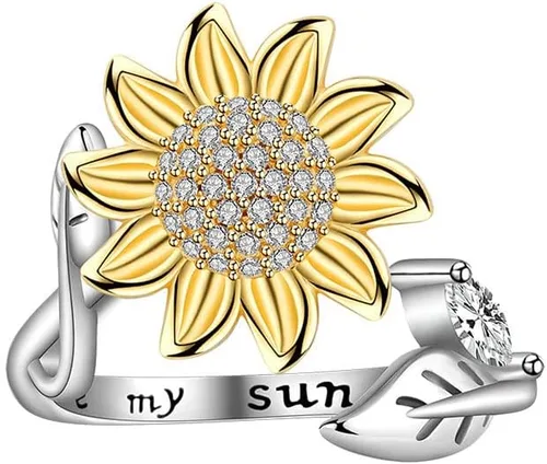 Miniatura 75 de Anillo de plata 925, anillos de plata ajustables para mujer, anillos de pulgar abiertos, anillos de circonio, anillos ajustables, anillos abiertos