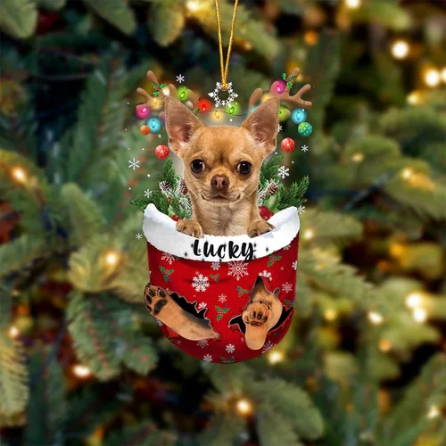 Miniatura 86 de Adorno de Navidad personalizado para perro Airedale Terrier en bolsillo de nieve, adorno para árbol de Navidad, idea de regalo para amantes