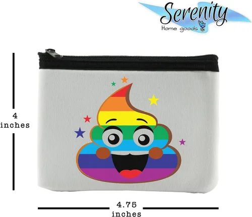 Miniatura 6 de Bee-You-Tiful Coin Purse Wallet Pouch For Women Small Card Change Bag With Zipper Mini Travel Purse For ID Case Makeup Card Novelty Bag
