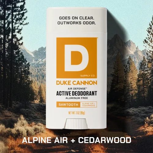 Miniatura 3 de Duke Cannon - Desodorante sin aluminio para hombres, Air Defense, 3 oz, de larga duración, deslizamiento transparente, fórmula calmante