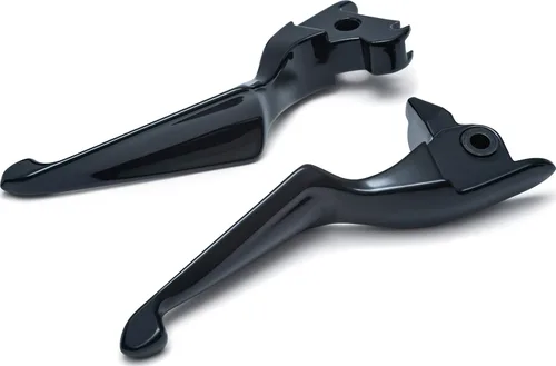 Kuryakyn 1849 Accesorio de manillar para motocicleta: Palancas de gatillo de embrague y freno Boss Blades para motocicletas Harley-Davidson Touring