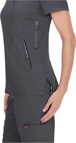 Miniatura 3 de KOI Lite Philosophy - Camiseta médica de 3 bolsillos para mujer