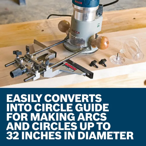 Miniatura 5 de Bosch RA1054 – Enrutador de guía lateral con campana de extracción de polvo y adaptador de manguera de aspiradora