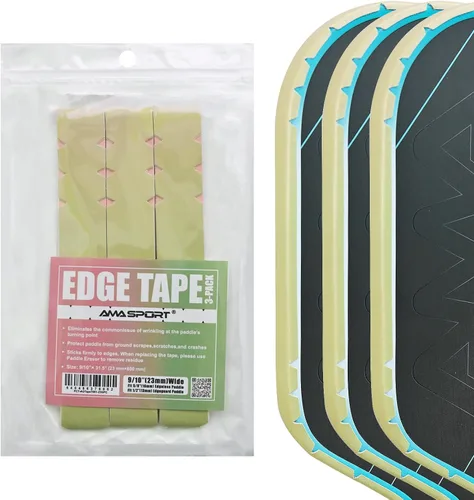 Miniatura 90 de PICKLETECH Cinta de protección de pala de pickleball – Protector de borde de cabeza de paleta – Cinta de protección de borde de raqueta ajuste