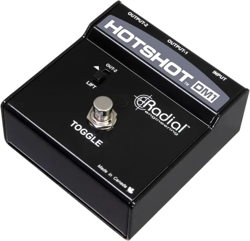 Miniatura 4 de Radial Engineering HotShot DM1 Interruptor de pedal de silenciamiento de señal de micrófono