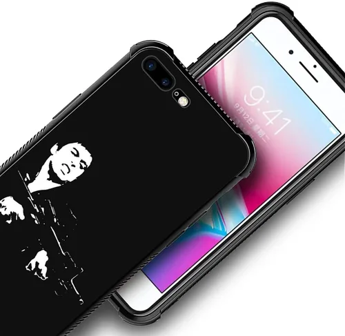 Miniatura 5 de Compatible con funda para iPhone 6 Plus/6s Plus,Bite Your Teeth Diseño de patrón asombroso, funda trasera dura de PC anti-arañazos y a prueba