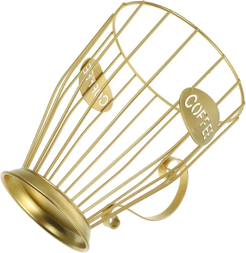 Miniatura 10 de Soporte para cápsulas de café, cesta de almacenamiento de barra de café, cesta de hierro para frutas, soporte para exhibición de cápsulas de café