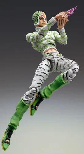 Miniatura 4 de medicos Jojo 's Bizarre Adventure: Parte 5- dorado Wind: Guido Mista – y segundo Super Acción de Sex Pistols Estatua