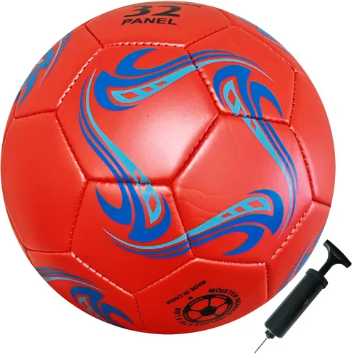 Miniatura 8 de ABAJI Pelota de Fútbol Tamaño 3 4 5 Pelotas de Entrenamiento de Práctica Regalo Cuero Más Grueso Anti Explosión para Interior y Exterior Viene