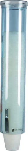 Miniatura 9 de San Jamar C4160TBL, despachador de vasos grande. Para conos de 3 a 4-1/2 onzas y copas planas tamaño 3 onzas a 5 onzas, aros 2-1/4 pulgadas a 2-7/8
