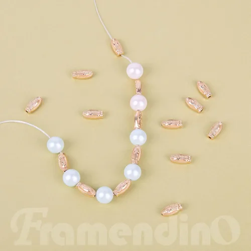 Miniatura 6 de Framendino, Paquete de 60 cuentas de Virgen María, Nuestra Señora de Guadalupe, abalorios espaciadores sueltos para hacer joyas Dorado