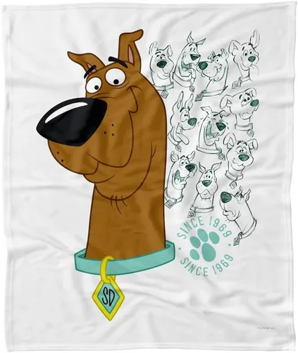 Miniatura 13 de LOGOVISION Scooby Doo Burst - Manta de forro polar de 36 x 58 pulgadas, explosión