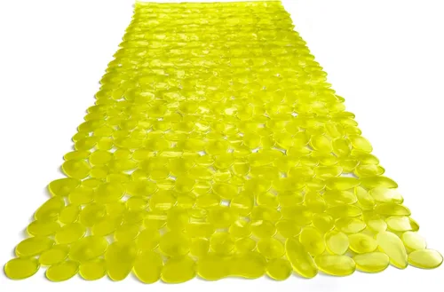 Miniatura 8 de Alfombra antideslizante para bañera y ducha "Pebbles" de 27 x 14 pulgadas, ovalada, no tóxica, segura, limpia, lavable a máquina, agarre y drenaje