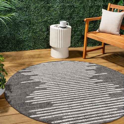 Miniatura 16 de JONATHAN Y Alfombra geométrica a rayas para interiores y exteriores, 2 x 8 pulgadas, color beige/marrón, zolak bereber para patio trasero, patio