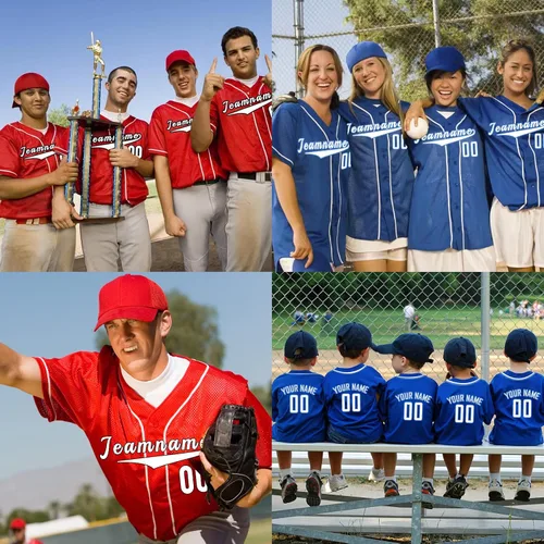 Miniatura 6 de Camiseta de béisbol personalizada con nombre del equipo y números impresos personalizados, uniformes deportivos para hombres, mujeres, jóvenes