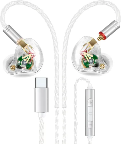 Miniatura 27 de Vibes 202 - Auriculares con cable - Auriculares HiFi in Ear Monitor - Auriculares profesionales con aislamiento de ruido - Sonido claro, graves